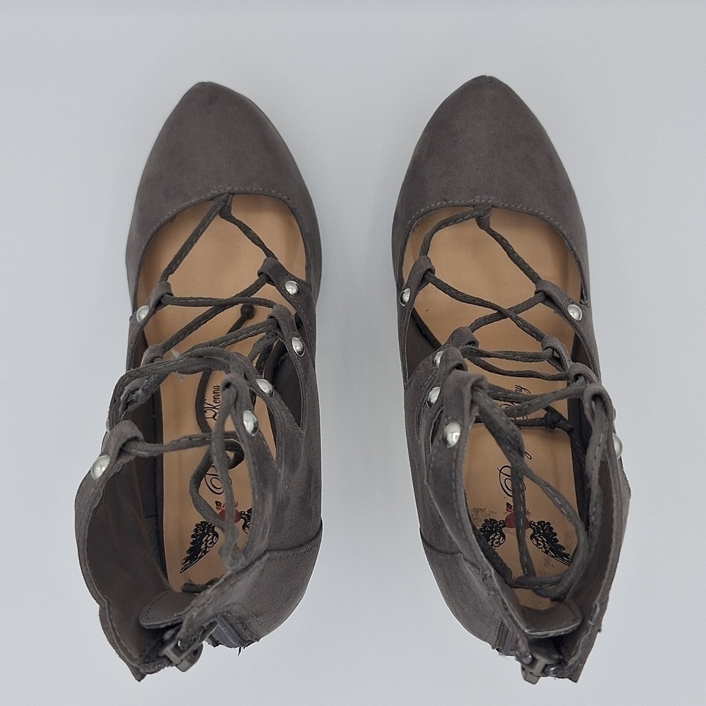 NEW Penny Loves Kenny Lace Up Closed Toe Platform Heels Size - 7.5 - Picture 7 of 16